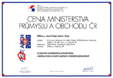 Cena ministerstva prmyslu a obchodu - OMYA a.s., zvod Pomez, Lipov-lzn